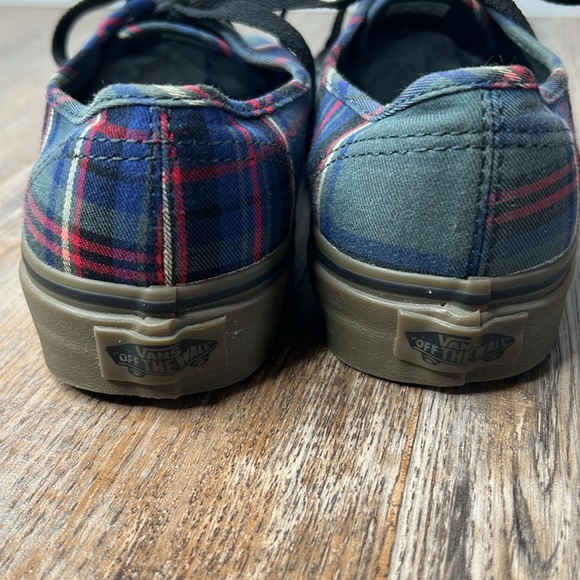 Vans - Plaid Tartan Gum Shoes - M5.5 W7 - Picture 4 of 10